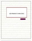 LED Market in India 2012
