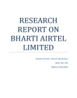 RESEARCH REPORT ON BHARTI AIRTEL LIMITED