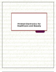 Printed Electronics for Healthcare and Beauty