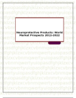 Neuroprotective Products: World Market Prospects 2012-2022