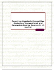 Report on Quarterly Competitive Analysis of Conventional and Renewable Energy Sources in US Market