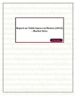 Report on Table Sauces in Mexico (2012) - Market Sizes