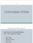 Customer buyer types