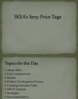 IKEA Furniture Retailing Strategy