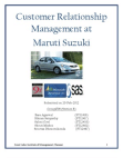 Maruti Suzuki-CRM