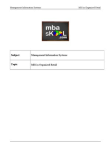 Management Information Systems in Retail