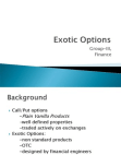 Exotic Options