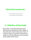 Real Estate Invesments