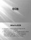 External Commercial Borrowings