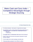 Metro Cash & Carry – Competitive Advantage