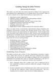 Leading Change