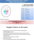 Consumer Durable: Durable Supply Chains
