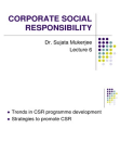 Corporate Social Responsibility