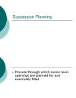 Succession Planning