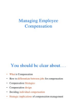 Managing Employee Compensation