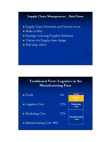 Supply Chain Management - SCM