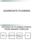 Aggregate Planning