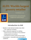 ALDI: Grocery Operations