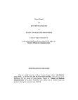 Project Report On Security Analysis A Study On Selected Industries MBA Project