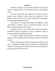prospect and challenges of establishing a small scale industry(a case study of ragolis water)