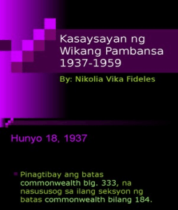 Batas komonwelt blg. 333 seksyon 1