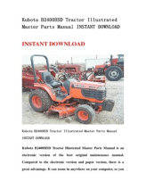 kubota b7001 parts manual