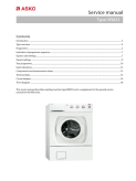 ASKO Washing Machine Service Manual WM25