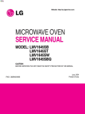 LG Microwave Oven LMV1645xx