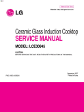 LG Ceramic Glass Induction Cooktop
