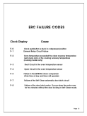 Dacor Range ERC Failer Codes