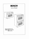 BOSCH Single & Double HBL HBN Ovens