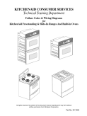 KitchenAid Failure Codes & Wiring Diagrams for KitchenAid Freestanding & Slide-In Ranges and Built-In Ovens