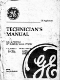 GE Profile 30 inch Built In Oven Service Manual