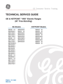 GE & Hotpoint 1993 Free Standing 30 inch Electric Range Service Manual