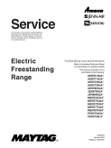 Maytag Amana Electric Freestanding Range Service Manual