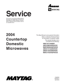 Maytag Amana 2004 Countertop Domestic Microwaves
