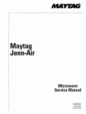Maytag Jenn-Air Microwave Service Manual
