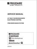 Frigidaire Dishwasher 24 inch Built-In Electronic Service Manual