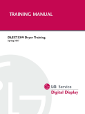 LG Dryer Training Spring 2007 DLEC733W