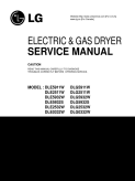 LG Gas Dryer Repair Service Manual DLE0332W