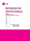 LG Bottom Freezer Refrigerator Service Manual LRBN20525xx