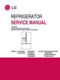 LG 20.7 ft French Door Refrigerator Service Manual LFD21860xx