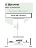 Frigidaire Refrigerator SxS 2007 Service Manual