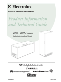 Frigidaire 2000-2001 Freezers Service Manual
