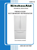 KitchenAid French Door Bottom-Mount Refrigerator KAR-16
