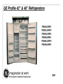 GE Profile 42 and 48 inch Refrigerators Service Manual