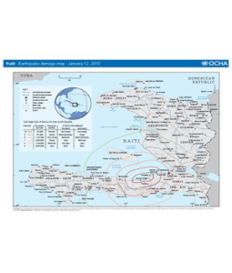 OCHA Map of Haiti Quake OCHA Map of Haiti Quake