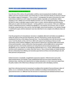 GP ESSAYS.can Terrorism Ever GP ESSAYS.can Terrorism Ever