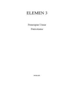 Folio Sejarah Elemen 3