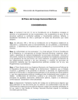 Reglamento para Inscripcion de Partidos